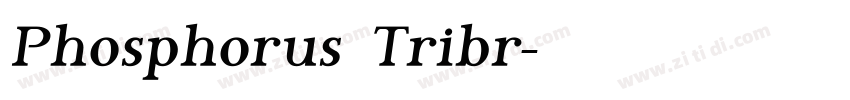 Phosphorus Tribr字体转换